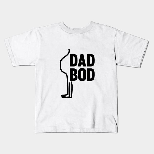 DadBod Kids T-Shirt by theramashley